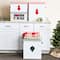 Household Essentials Green & White Ornament Storage Box